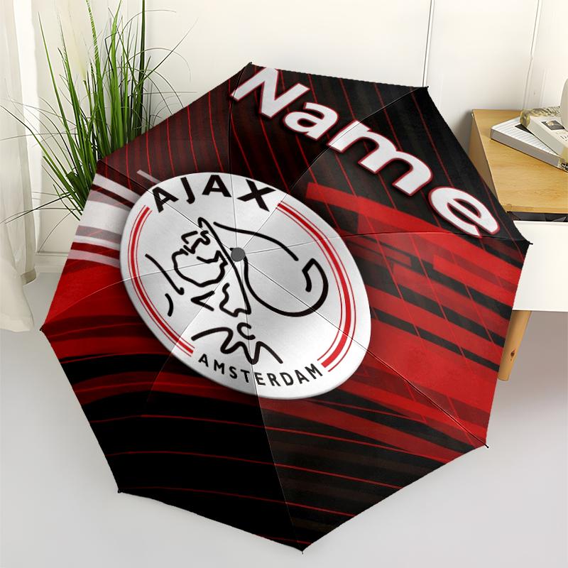 Custom Name Ajax Theme Automatic Umbrella, Lightweight & Portable, 8 Rib, Perfect for Outdoor Travel, Birthdays, Christmas, Gifts.