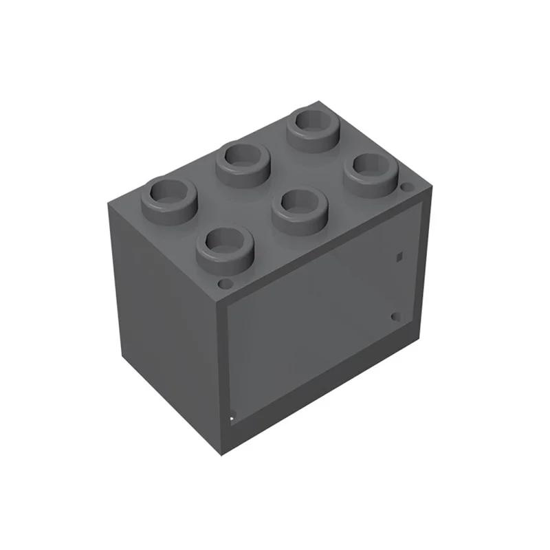 MOC 10PCS Puzzle Particle 92410 2x3x2 Cabinet Building Blocks Kit Container Cupboard Hollow DIY Toys Birthday Gifts Dropshipping