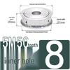 Dual-Sided Flat Timing Pulley: 5M50 Teeth, Width Options 11/16/21/27AF, Bore Size 8-30.