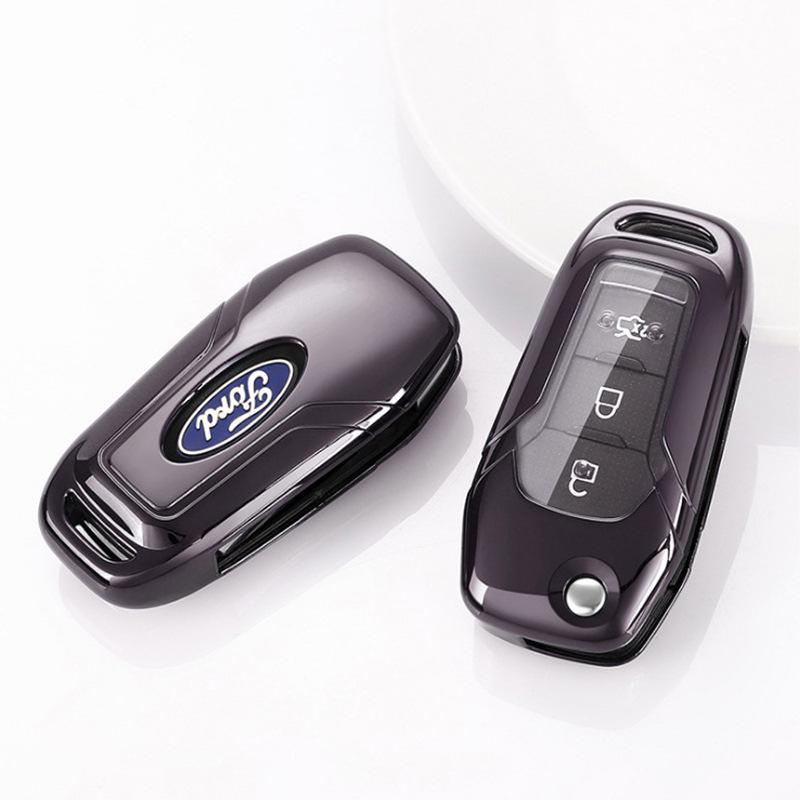 Handpicked Key Case Cover Compatible with Ford Focus, Mondeo, Fiesta, Ecosport, Escort, Yibo