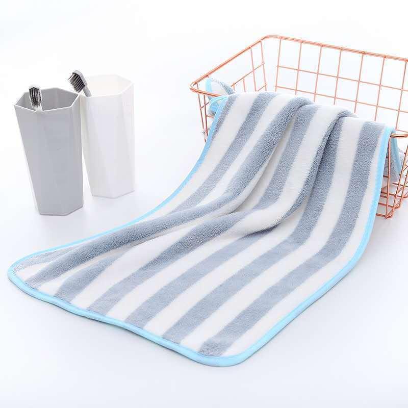 [5 packs of single 30 * 60cm] High-density coral fleece towels are soft and absorb water without shedding hair