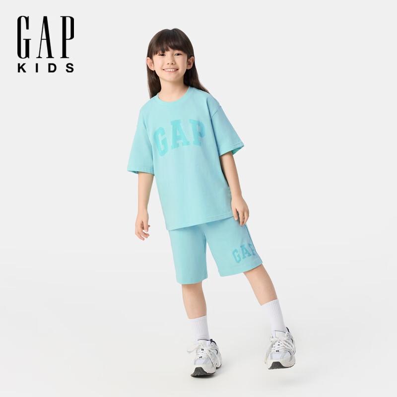 Gap Girls  2025 Summer Logo Elastic Waist Knit Shorts 160/66