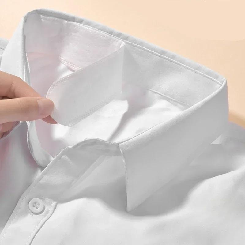 Collar Desechable Anti Suciedad Pegatinas Cuello de Camisa Sombrero para Cuello Axila Artefacto Anti Sudor Camisa Pegatinas Ultra-delgadas Absorbentes de Sudor