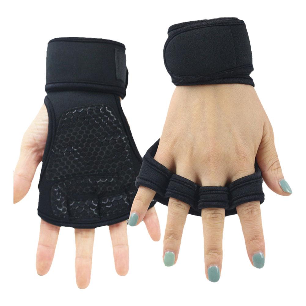 Gym Gewichtheben Handschuhe Für Männer Und Frauen Handgelenk Schutz Anti-slip Halb Finger Sport Horizontale Bar Ausrüstung Ausbildung Anti- d8I9