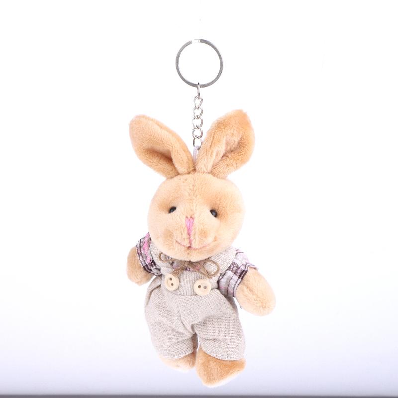 Κινούμενα Σχέδια Μικρή Αρκούδα Βελούδινη Κούκλα Μπρελόκ Χαριτωμένη Γεμιστή Κουνελάκι Κούκλα Μπρελόκ Ζευγάρι Κρεμαστό Τσάντας Διακόσμηση Κρεμαστή Σακιδίου Πλάτης Δώρα