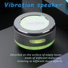 Okjew Bone Conduction Speaker Bluetooth Speaker Vibration Speaker Portable Wireless Speaker 3D Surround Sound Output Equipped with Dynamic LED Light