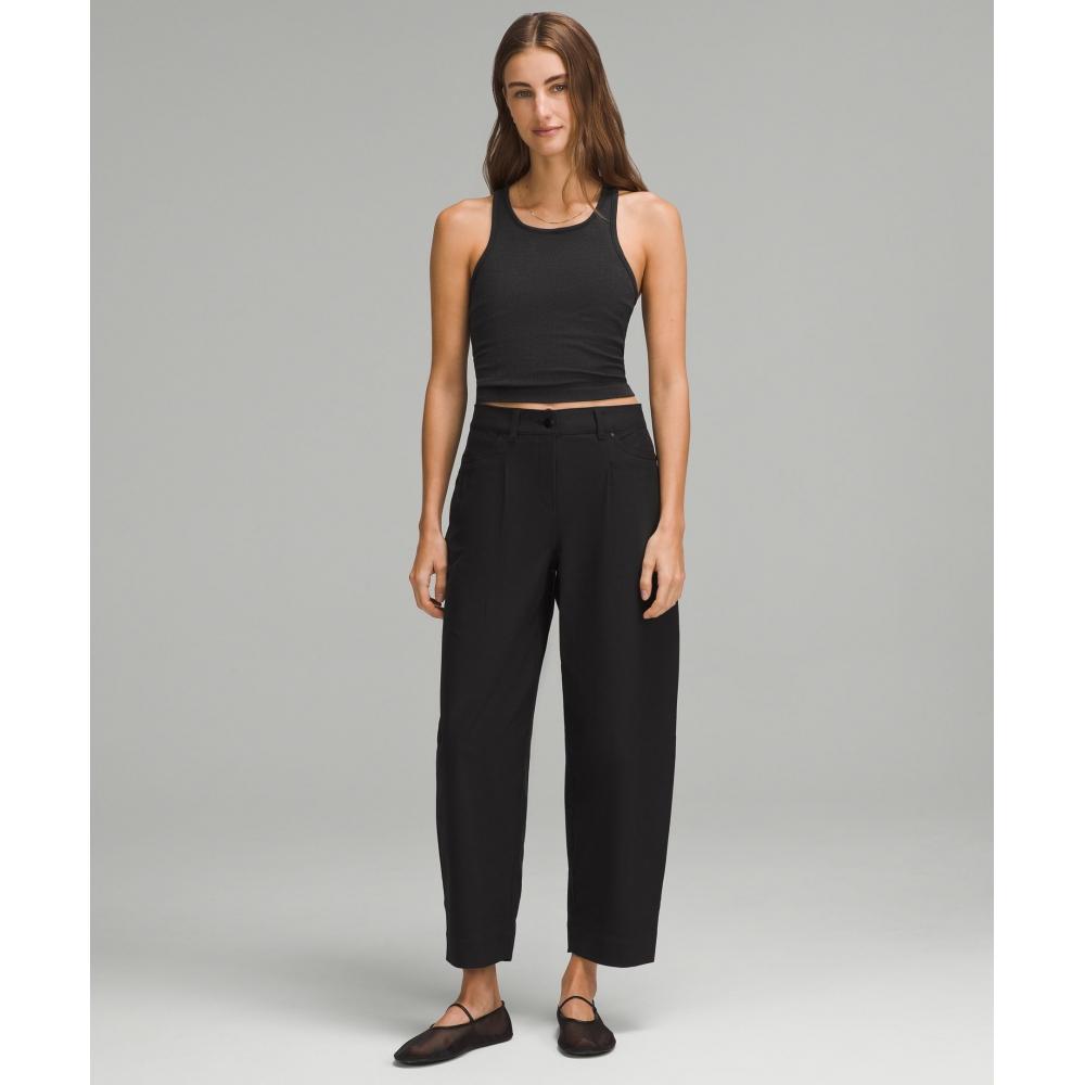 Lululemon EBB To Street Cropped RaCerBaCk Tank Top  Light Support  B C Cup BlaCk