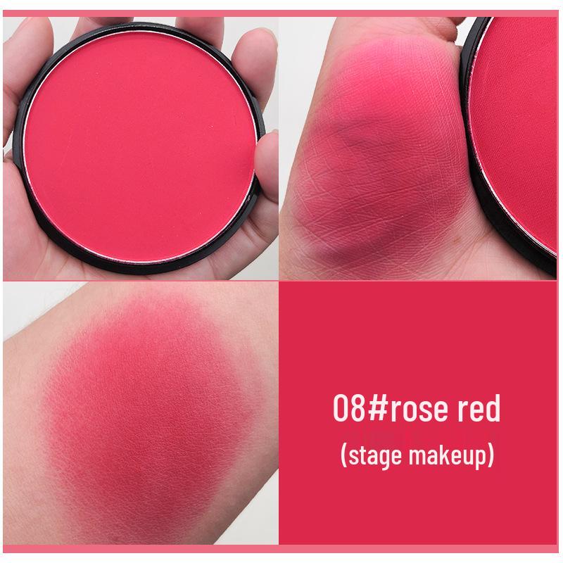 Youruo Hot-Selling Single Color Blush & Contour Rouge Powder: Delicate Whitening Orange Dragon Fruit Highlighter