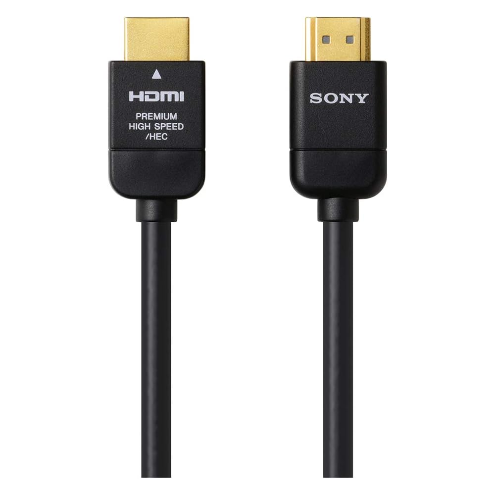 Sony Premium HDMI Cable 1.0m High Speed 4K 60P/4K HDR/Ultra HD Compatible Certified DLC-HX10