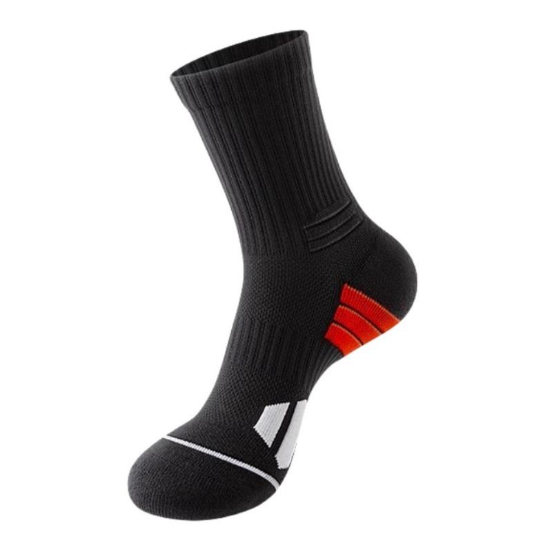Men's Mid-calf Basketball Socks for Spring and Summer, Thickened Towel Bottom, Long Calf, Professional Sports for Teenagers' Practical Training