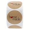 Kraft Paper Homemade with Love Stickers Scrapbooking for Envelope and Package Handmade Seal Labels Sticker Stationery