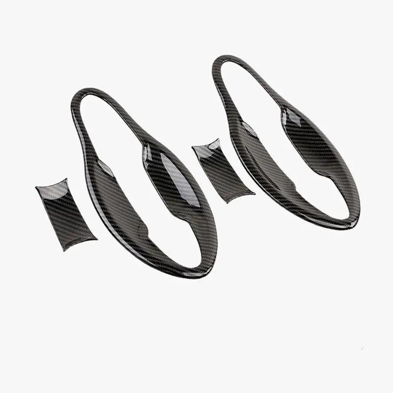 Car Door Handle Cover For Honda HR-V HRV VEZEL 2014- Carbon Fiber Chrome Trim Styling Decoration Accessories