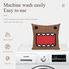 Face Hug Pillowcase Cute Domo Kun Backpack Cojines Sofa Diy Printed Office Coussin Covers Decorative