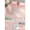 Constant Temperature Ice Silk Cooling Mat 3-Piece Set Machine Washable Summer Fitted Sheet Bedding for Home Bedroom Air-Conditioned Room 1.5m 1.8m Bed