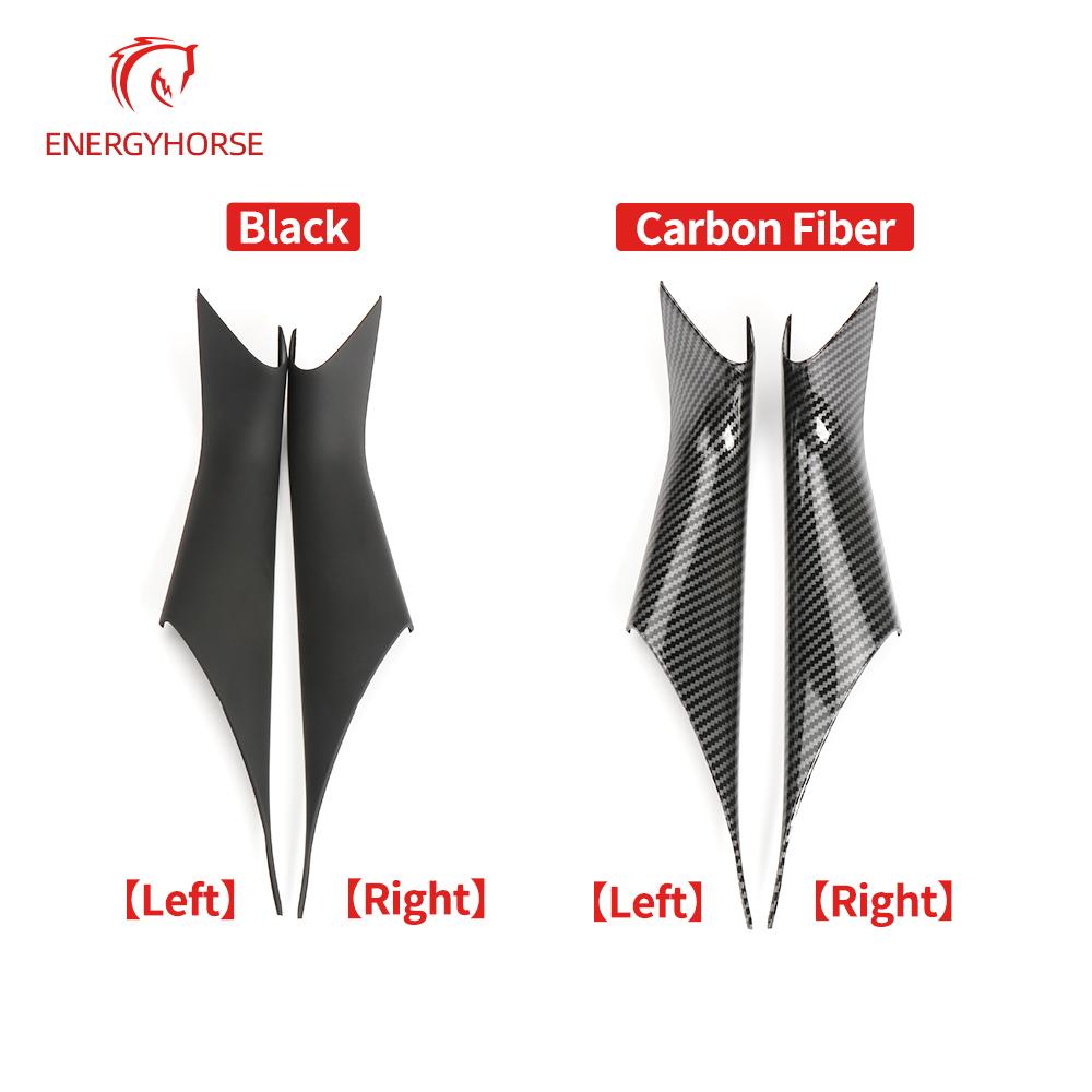 Stylingové kryty klik dveří interiéru, lišty, samolepky na misky dveří, dekorace pro BMW řady 5 G30, uhlíkové vlákno