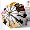 1PC Yinyang Guitar Umbrella Automatic Open/close, Sturdy Iron Frame & 8-Rib Structure, Umbrella for Women & Men, Christmas Gifts