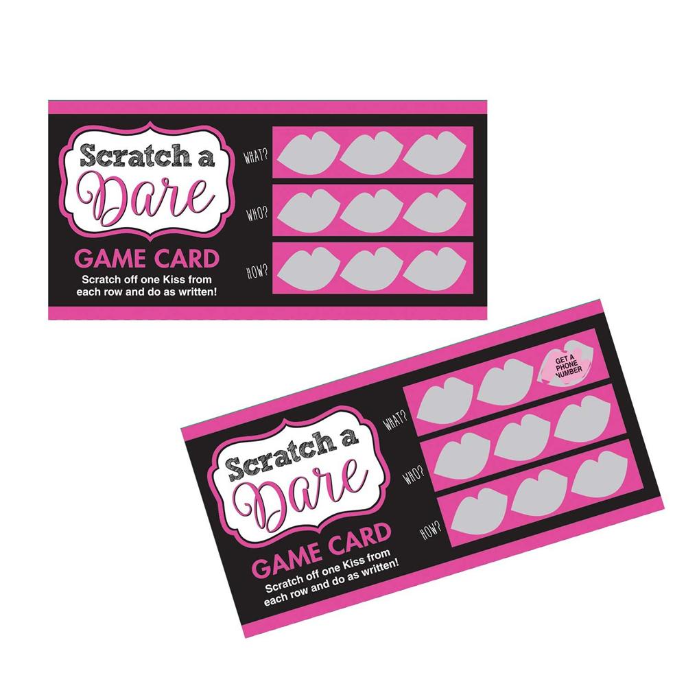 Amscan Scratch A Dare Hen Night Party Game (Pack of 12)