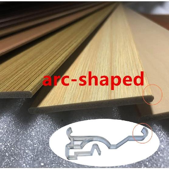 Valance Clips 12pcs 2.5" Clear Plastic Hidden Retainer Holder tallation Bracket for 2inch Horizontal Wood and Faux Wood Blinds with a 2-1/2" (64mm)