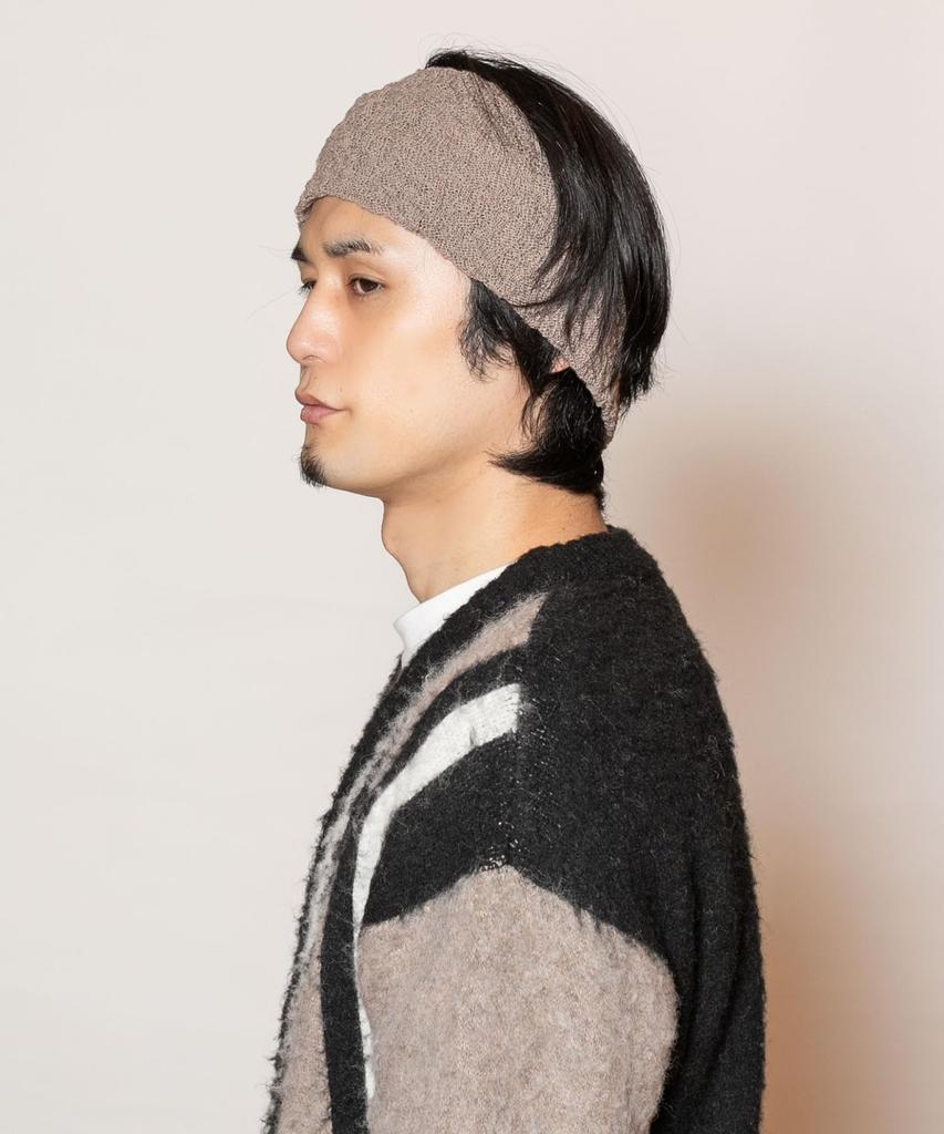 Kashira Washable Hairband, Casual, Loose Fit, Large, Daily, Simple, DOU02047, YELLOW, One Size