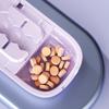 2/3/4-in-1 Pill Cutter Box Food Grade Adjustable Medicine Cutter Precise Cutting Dustproof Pill Storage Box