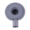 Plastic Drain Connector Adapter Designed for 50mm and 100mm Pipes Featuring Euro 40 Flange Base for Floor Drain Applications