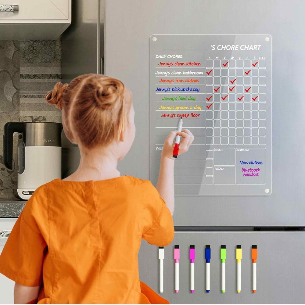 Acrylic Acrylic Dry Erase Board Magnetic Magnetic Acrylic Dry Erase  Kitchen Organization