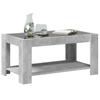 LED Coffee Table Concrete Grey 93 x 53 x 45 cm Particleboard