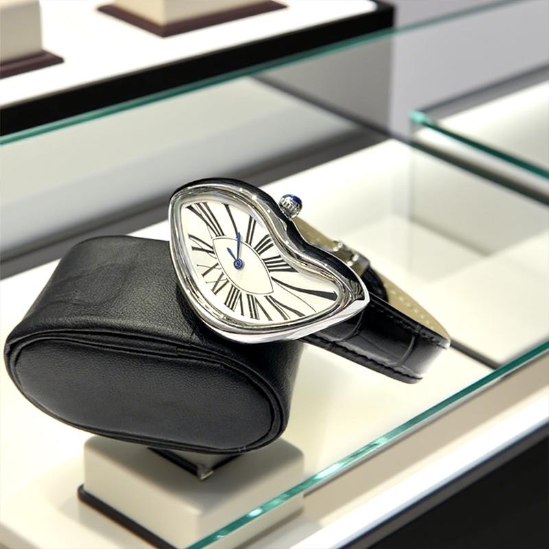 Neue Luxus-Herrenuhr Retro-Quarz-Armbanduhr Außerirdische Armbanduhr Für Männer und Frauen Lederarmband Mode Kreative Uhren