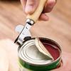 Premium Blikopener Met Houten Handvat - Gemakkelijk Vast te Pakken, Handmatige Pot- En Flesopener Voor Keuken, Restaurants En Bars