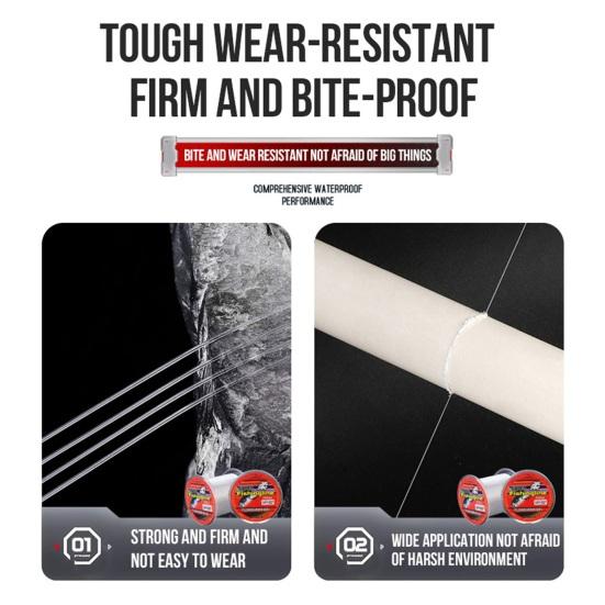 300M rybářský vlasec Fluorocarbonový povlak Heavy Duty Odolný proti oděru Měkký Průhledný Neviditelný Nylon Rybaření