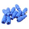 10 Pack 3 Pin Male Power Connectors for DMX Signal Lines Wired Microphones and Stage Light Power with 20A 250V Capacity