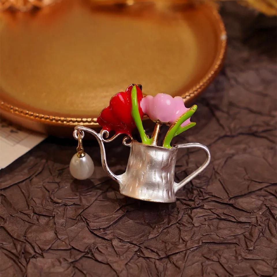 

Креативна сплавна брошка Креативні аксесуари Значок One Size срібний