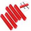 5pcs 12 Holes Screwdriver Bit Holder 1/4 Inch Hex Shank Screwdriver Drill Bit Bracket Plastic Screw Driver Storage Stand