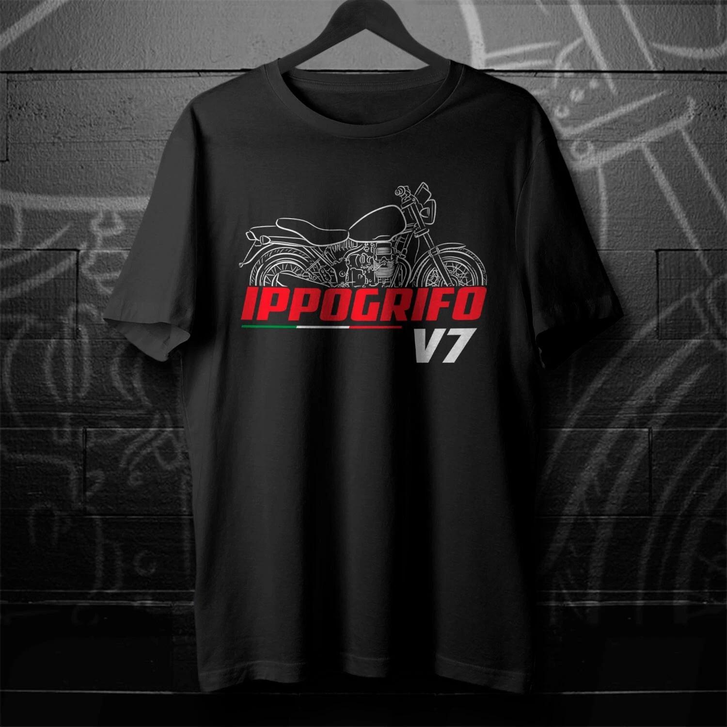 

Black men s and women s T-shirt For Moto Guzzi Ippogrifo V7 1997-1998 Fans S