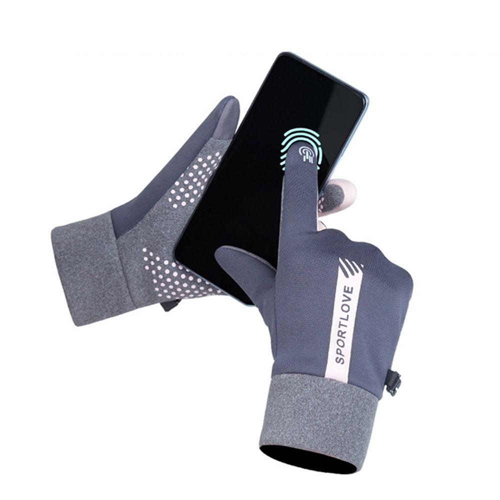 Outdoor Touch Screen Riding Cycling Cold Proof Windproof Full Finger Mittens Winter Gloves