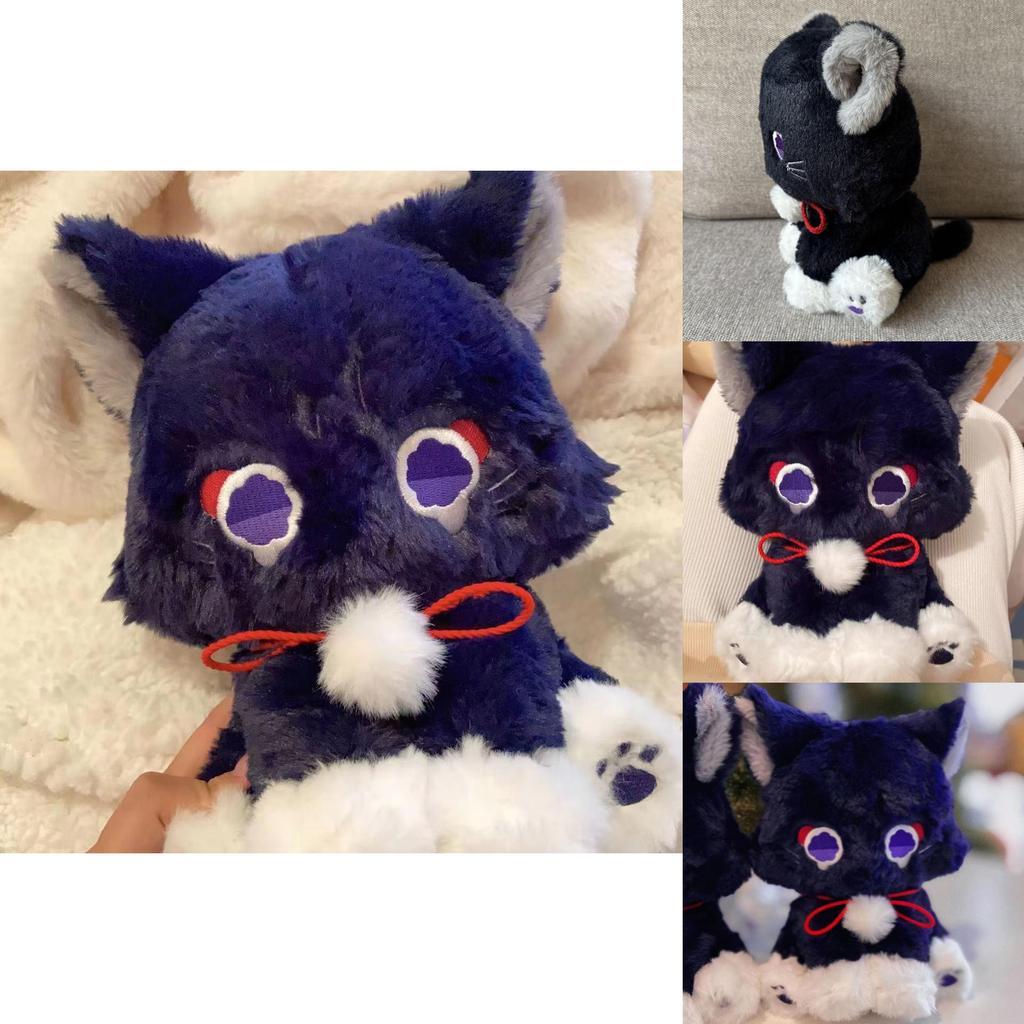 Gift For Kids! Genshin Impact Kunikuzushi Plush Cat Soft Doll