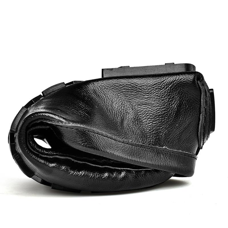 Soft Soled Men'S Bean Shoes Breathable Anti Slip Men'S Casual Leather Shoes Cowhide Driving Shoes