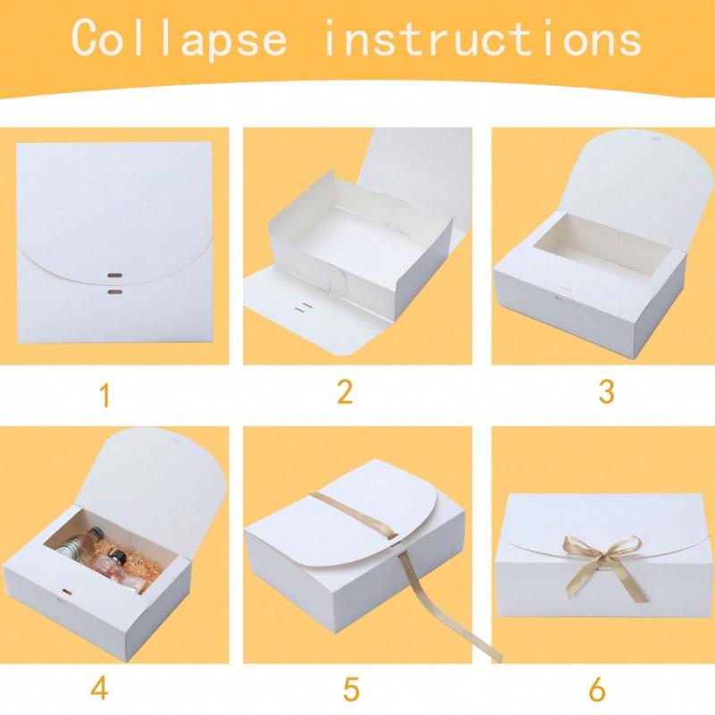 2 Stück - Deckel Geschenkbox mit Schleife Brautjungfern Heiratsantrag Box Geburtstagsgeschenk, Shower Party Valentinstagsgeschenke Valentinstag