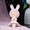 Battery Night Lamp Powered Compact Cartoon Cute Pink Rabbit Girl Light Shaped