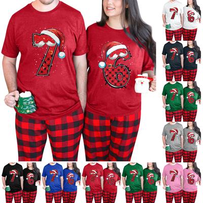 Herrenmode Bedrucktes Rundhals Kurzarm T-Shirt Pullover Top