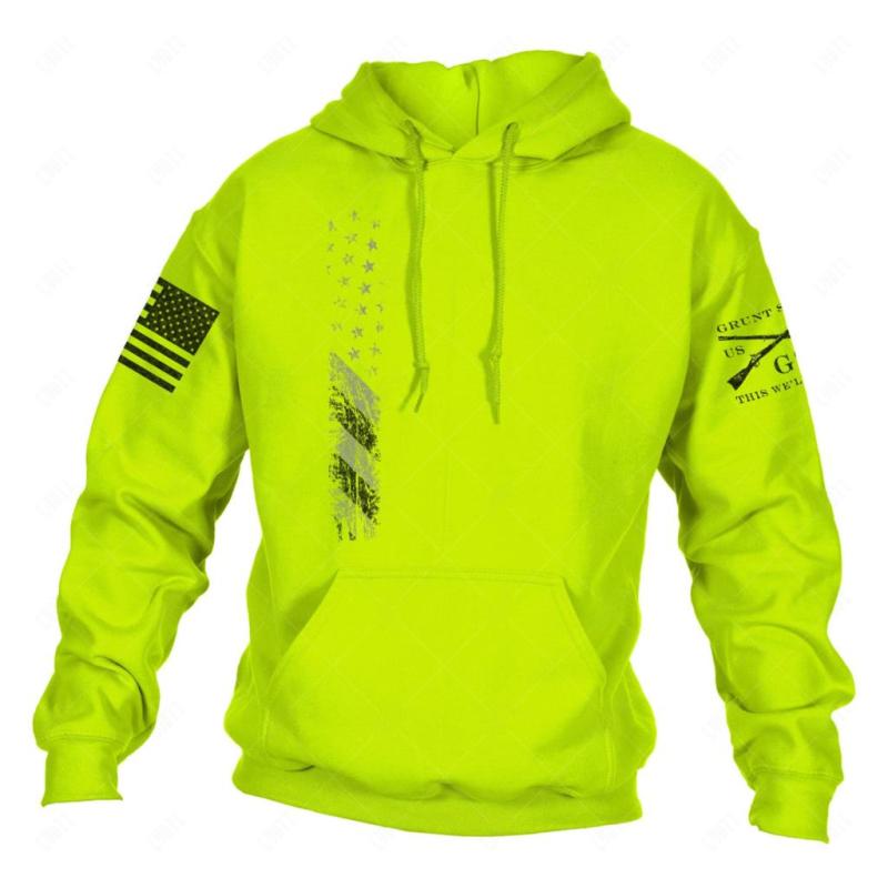 Vintage Basic Style Hoodie 3D-Druck USA-Flagge Mode Lässig Kurzarm Herbst Tops Unisex Sportswear Herrenbekleidung Y2K Für Jungen 6XL