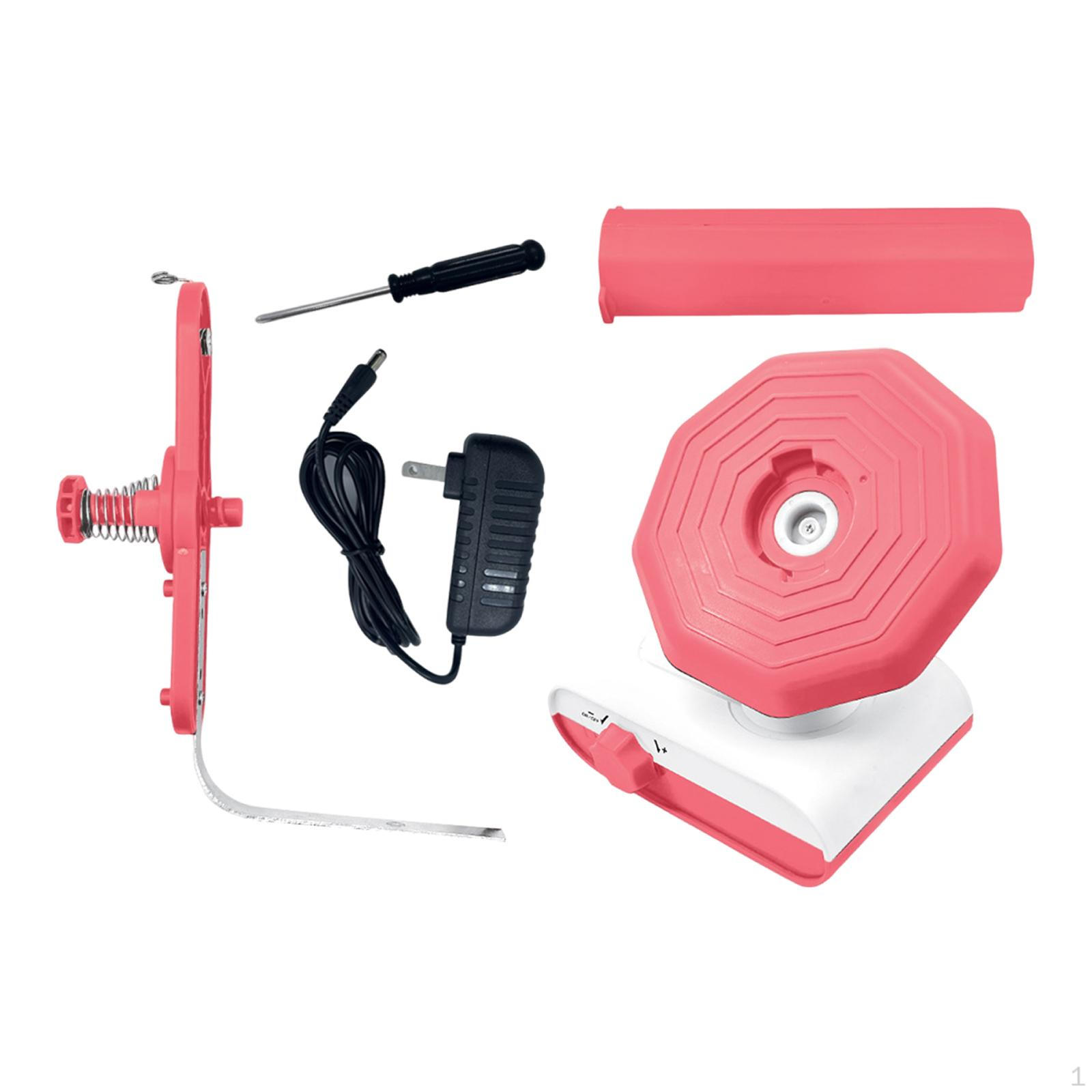 

Electric Yarn Winder Automatic Winders Tool Convenient Sturdy Easy to Use Ball for рожевий