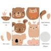 Cute Cartoon Nursery Wall Sun Rainbow Poster Print Animal Kids Room Painting Print Child Little Bear Flower Canvas Home Decor