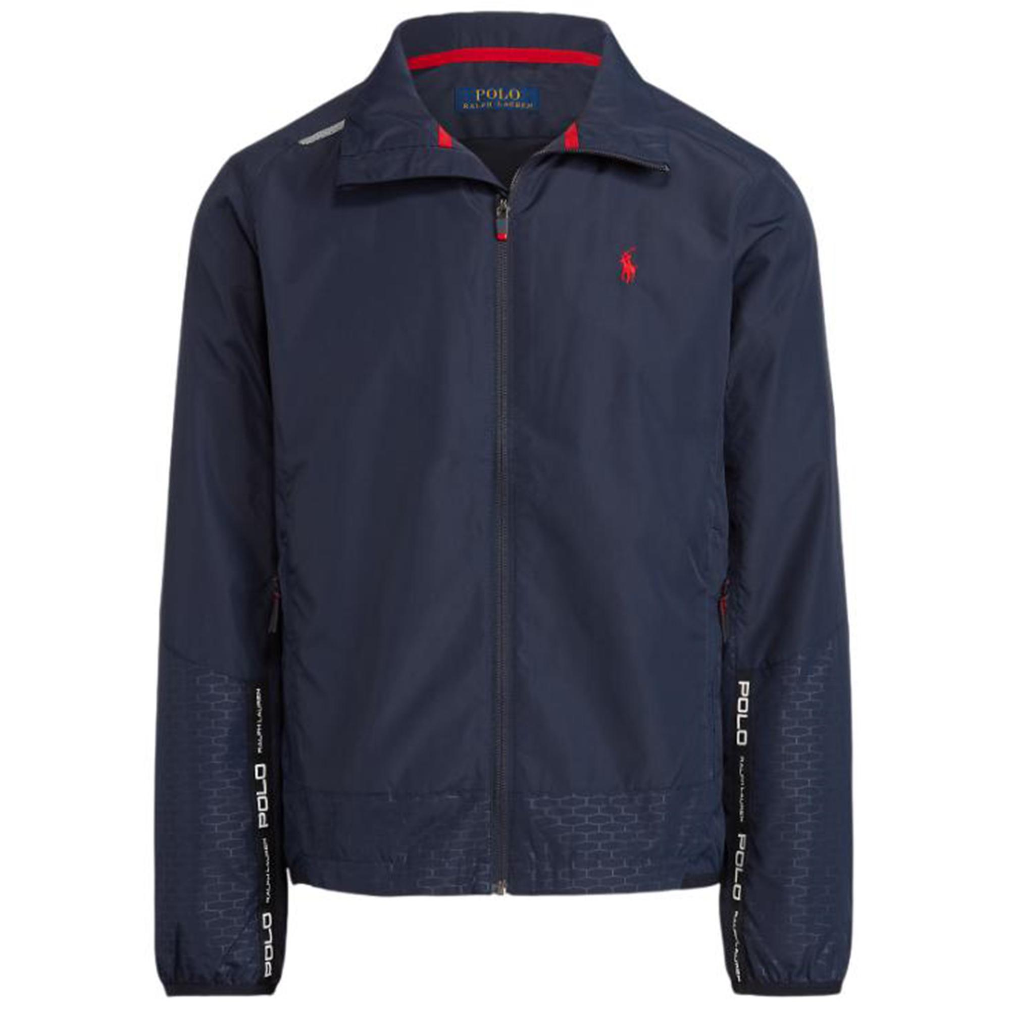 

Polo Ralph Lauren Logo Embroidered Letter Print Zipper Long Sleeve Jacket Men jackets Dark-Blue MNPOOTW16020638-410 M