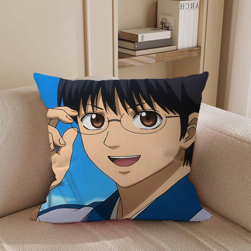 GINTAMA-a Pillow Case Removable Washable Cushion Cover – All-Season Soft Linen