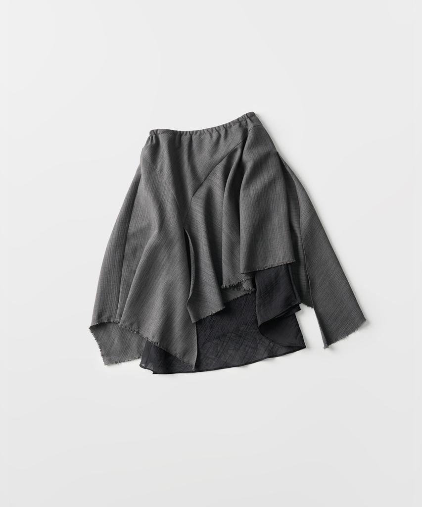 Beleuso Handed Fringed Skirt