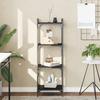 VidaXL 4-Tier Bookcase Black 40x30x120 Cm Engineered Wood 837632