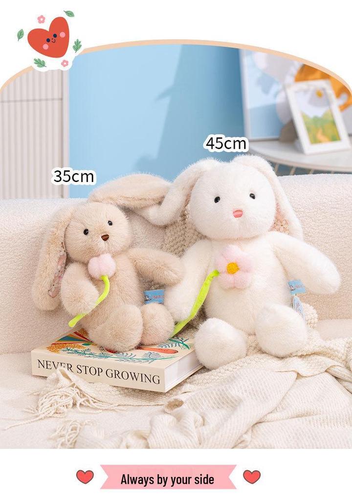 Xiaohongshu Valentine's Day Long-Eared Rabbit Plush Doll Toy.
