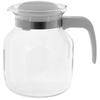 KADAX Dzbanek Żaroodporny Z Pokrywką Do Herbaty Szklany 1,5L