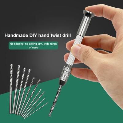 Mini Furadeira de Mão Ferramentas para Marcenaria Furadeira Ferramenta Rotativa Broca Manual Helicoidal Micro Furadeira de Relojoeiro Ferramentas de Reparo de Relógios